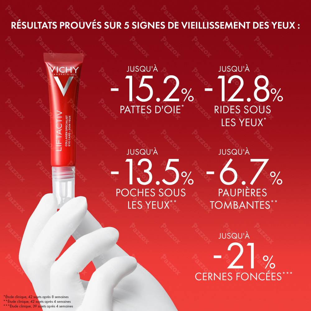 Vichy Liftactiv Collagen Specialist 16 Soin Yeux 15ml