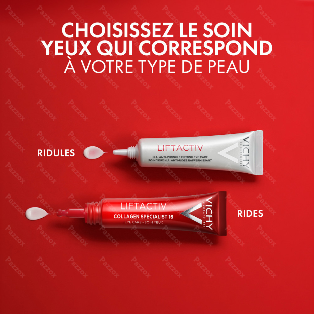 Vichy Liftactiv Collagen Specialist 16 Soin Yeux 15ml
