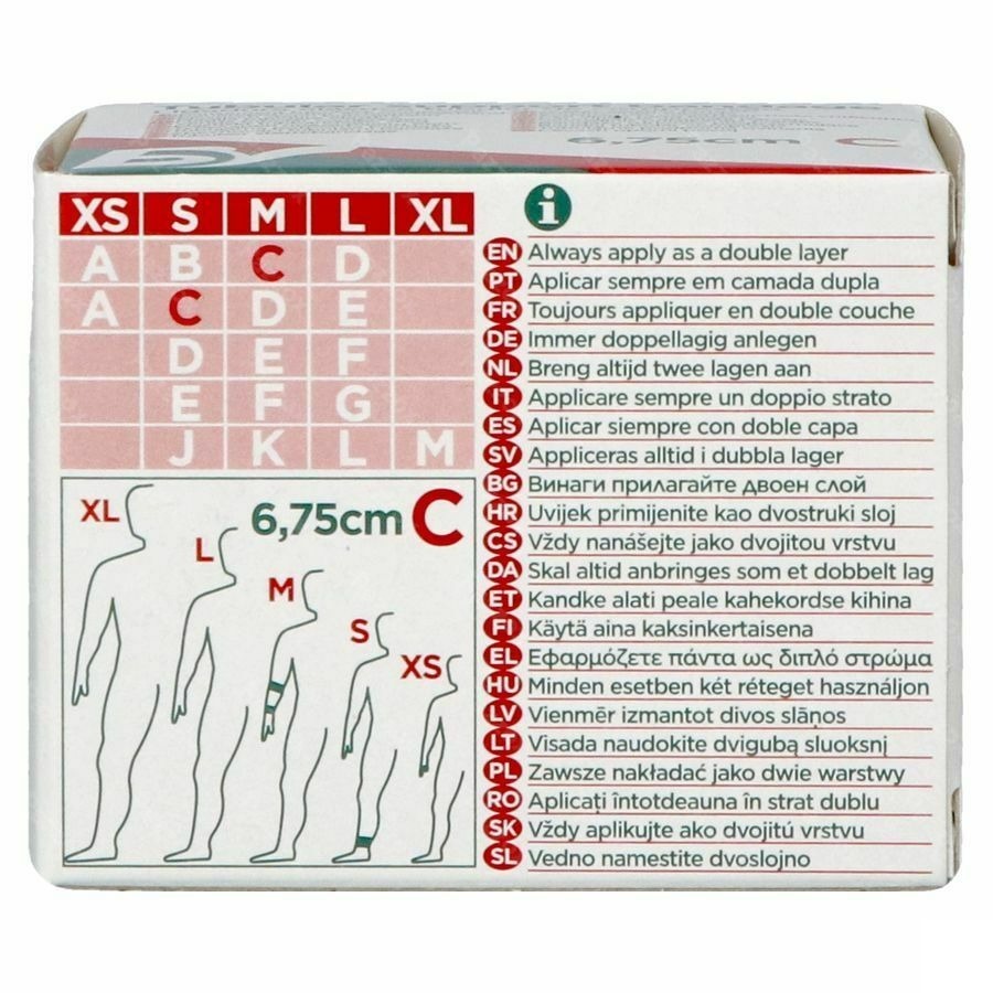 Pharmex Pansement Tubulaire Compressif C 6,75cmx1m