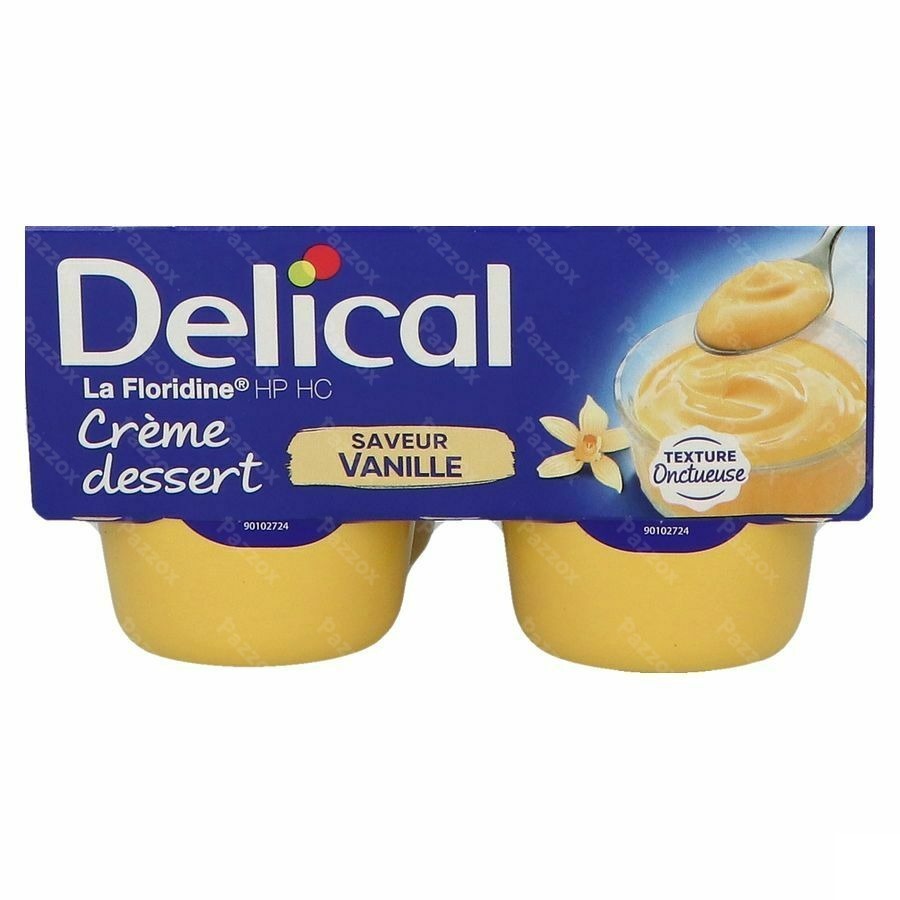 Delical Creme Dessert La Floridine Vanille 4x200g