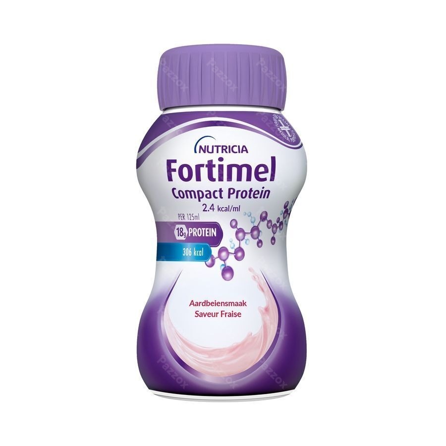 Fortimel Compact Protein 2.4kcal Fraise 4x125ml