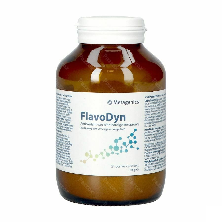 Flavodyn 21 Portions Pdr Pot 104g Metagenics