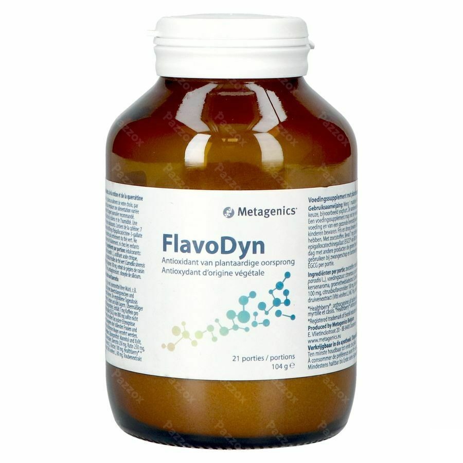 Flavodyn 21 Portions Pdr Pot 104g Metagenics