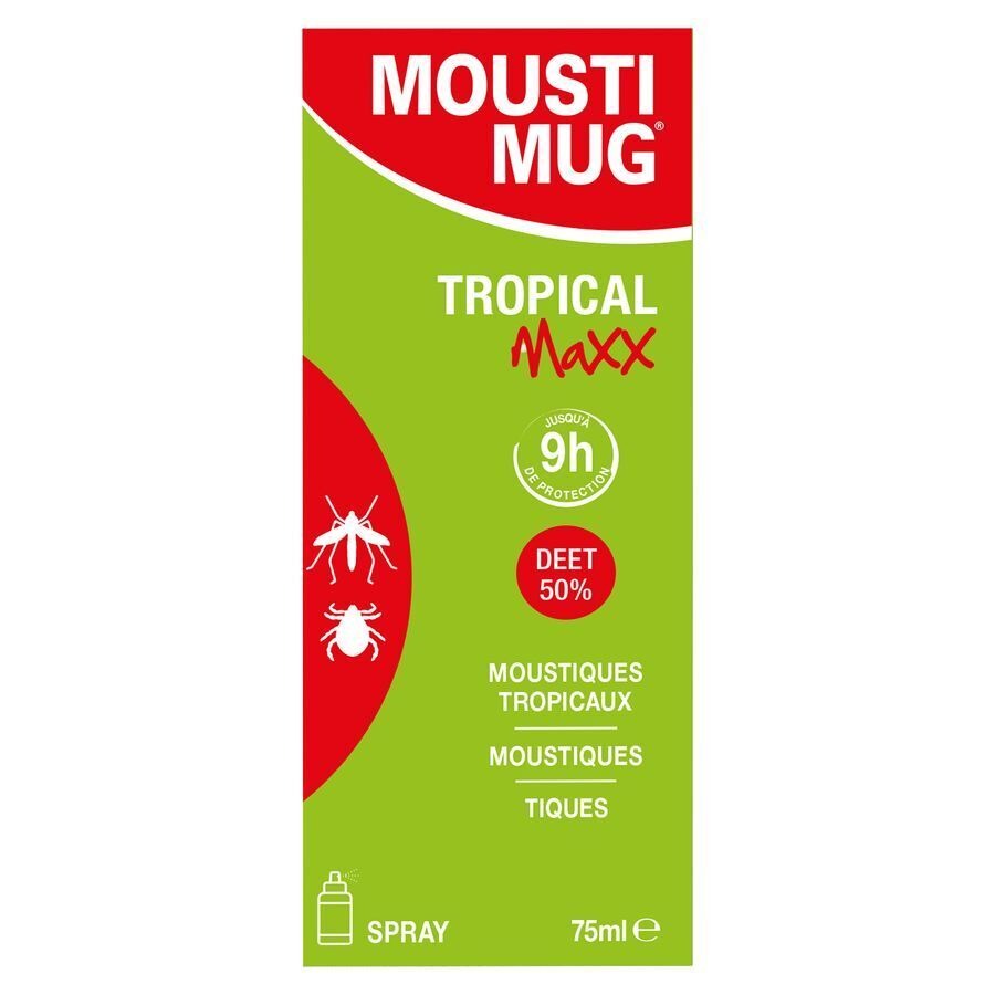 Moustimug Tropical Maxx Spray 50% Deet 75ml