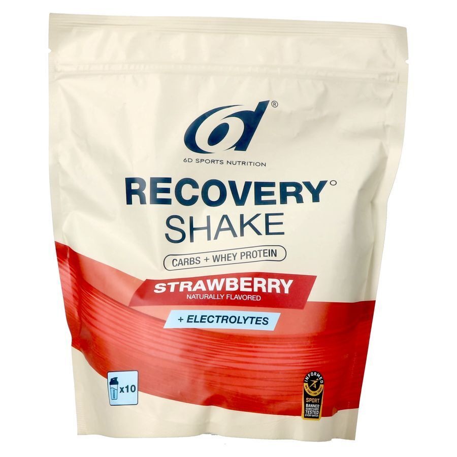 6d Recovery Shake Strawberry 850g