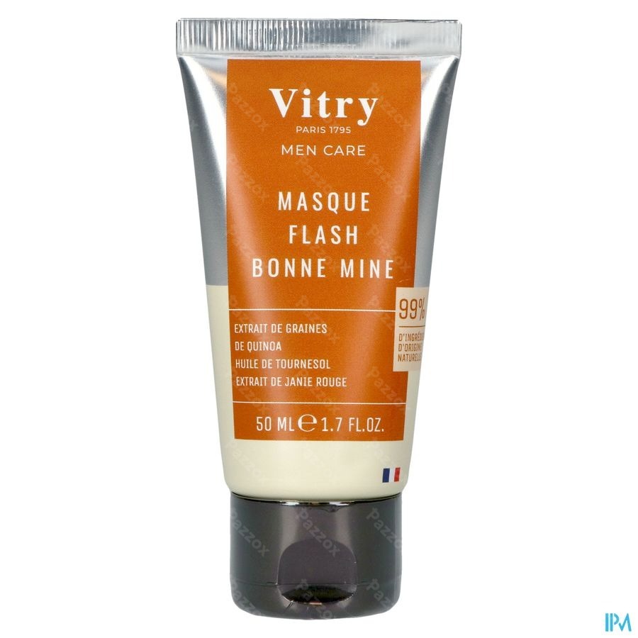 Vitry Man Masker Instant Stralende Huid 50ml