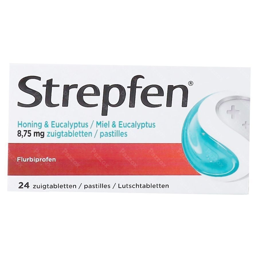 Strepfen Honing & Eucalyptus 24 Zuigtabletten