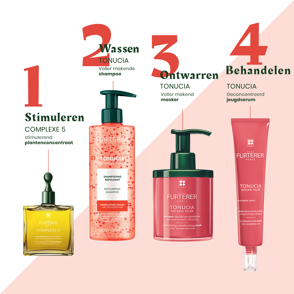 Furterer Tonucia Filler Volumegevende Shampoo Futloos en Dunner wordend Haar 500 ml 