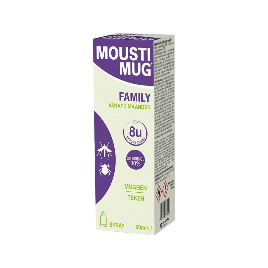 Moustimug Citriodiol 30% Family Spray 60ml