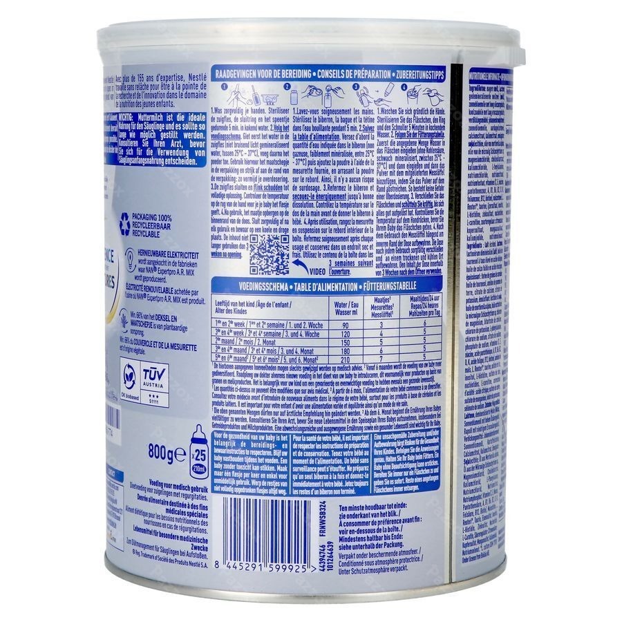 Nan ExpertPro A.R. Mix 800g