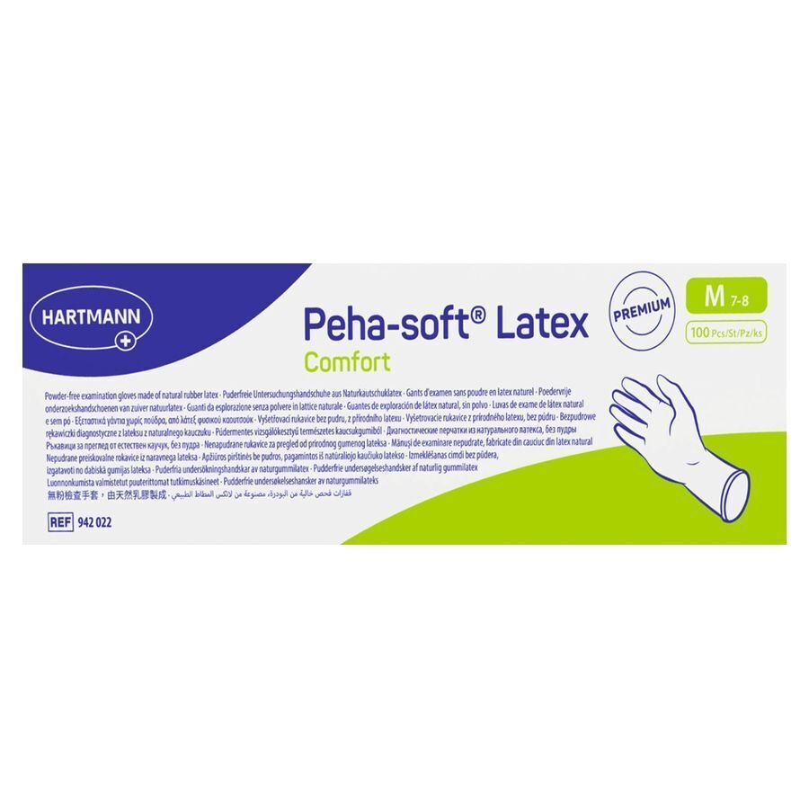 Peha Soft Gants Latex Comfort M 100 942022