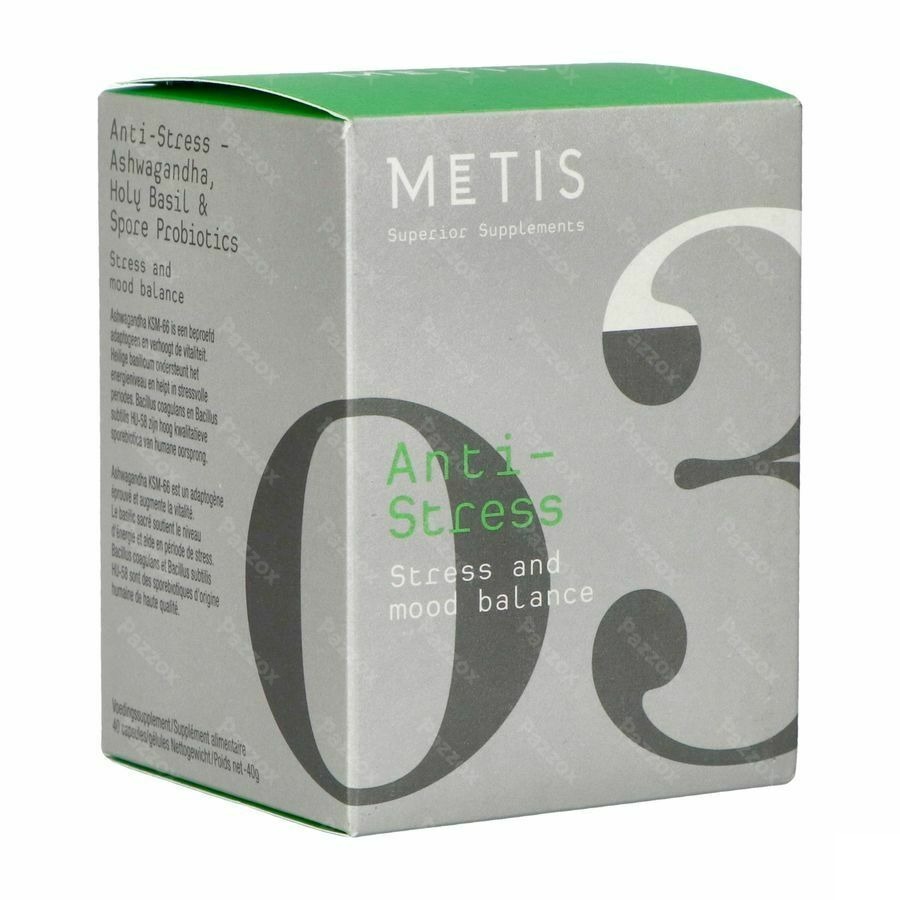 Metis Anti-Stress 03 Start 40 Plantaardige Capsules