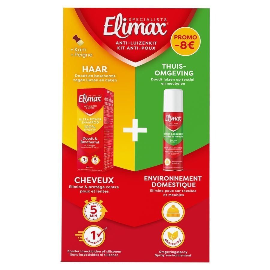 Elimax Anti-Luizen Kit 2 Producten