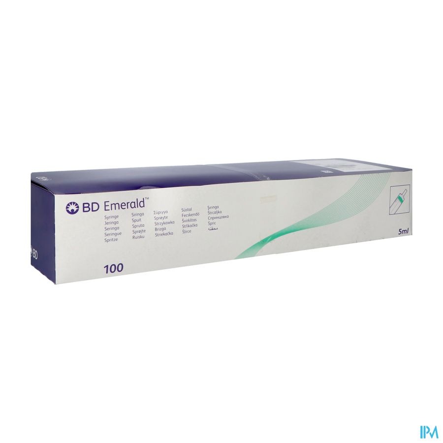 Bd Emerald 5ml Luer Slip+detach.needl.21gx40mm 100