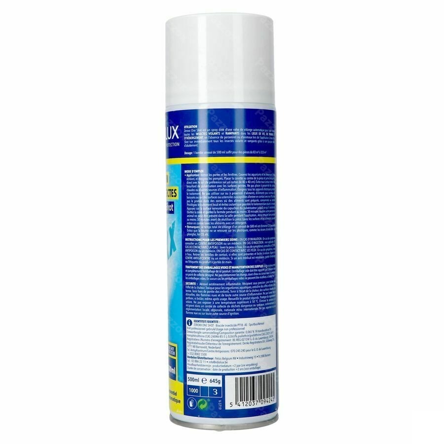 Zeroxx One Shot Spray 500ml