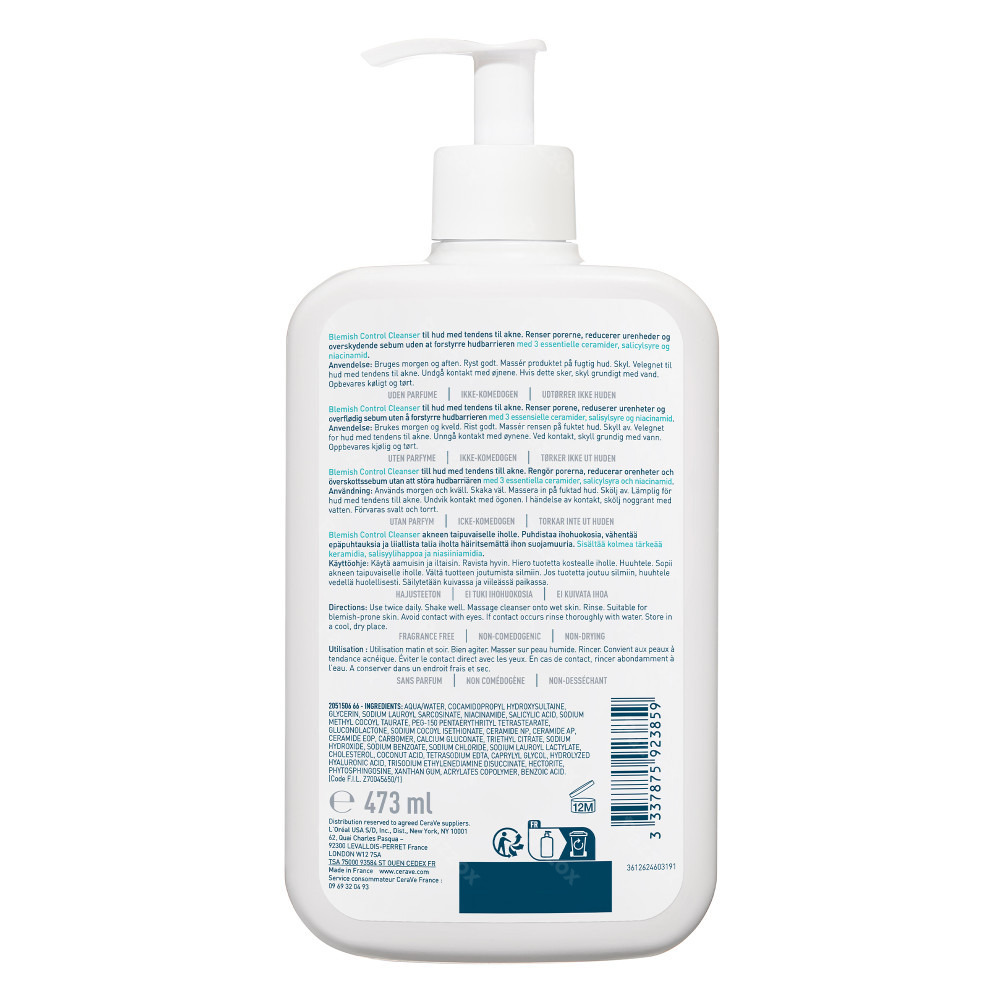 CeraVe Gel Moussant Anti-Imperfections 473ml