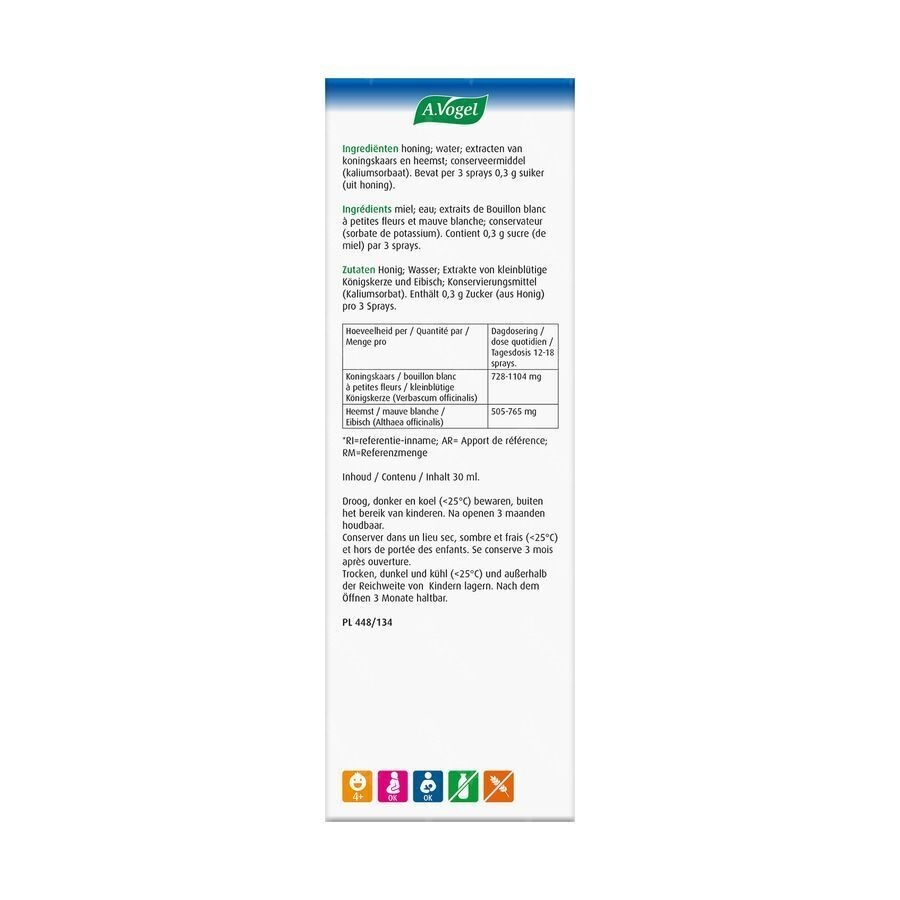 A.vogel Spray Chatouillement Dans La Gorge 30ml