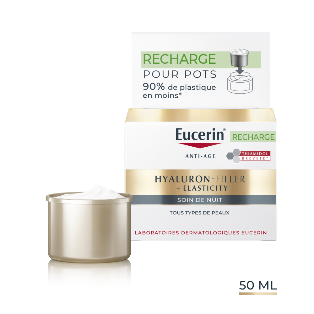 Eucerin Hyaluron-Filler + Elasticity Nachtcrème Recharge 50ml