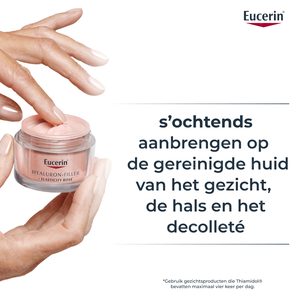 Eucerin Hyaluron-Filler + Elasticity Dagcrème Rose SPF30 Navulling 50ml