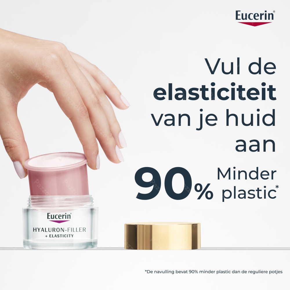 Eucerin Hyaluron-Filler + Elasticity Dagcrème Rose SPF30 Navulling 50ml