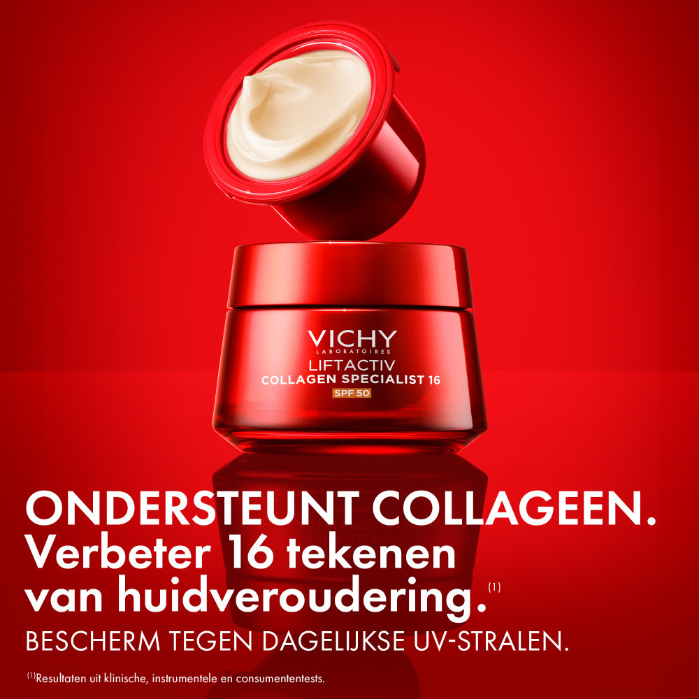 Vichy Liftactiv Collagen Specialist 16 Dagcrème SPF50 Navulling 50ml