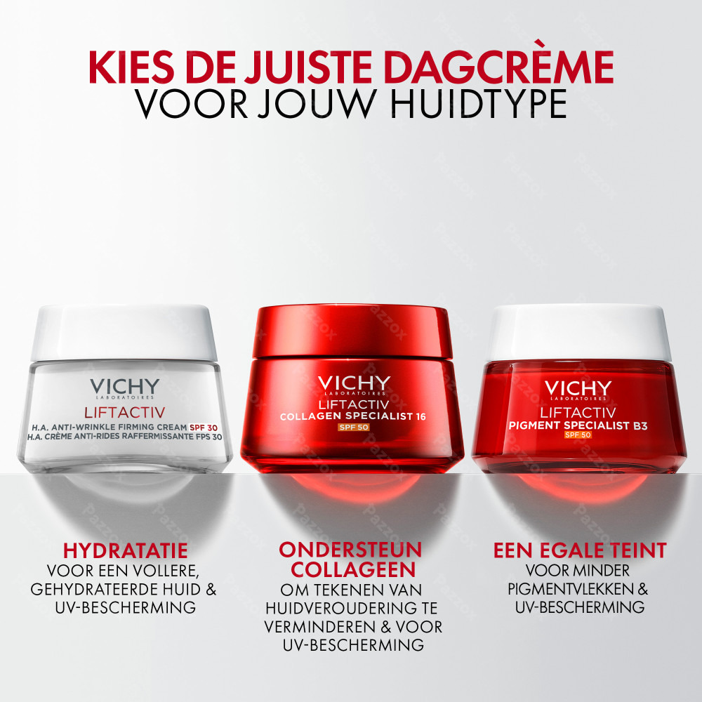 Vichy Liftactiv Collagen Specialist 16 Dagcrème SPF50 Navulling 50ml