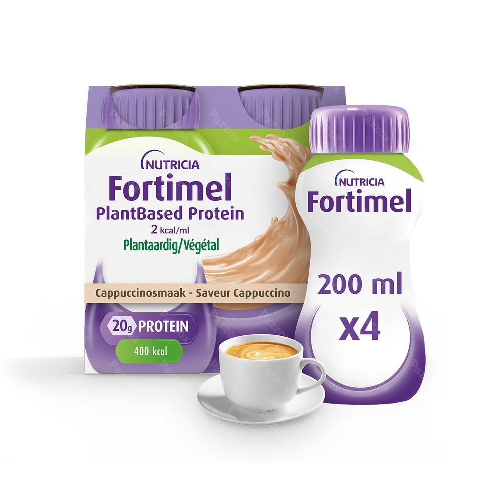 Fortimel Plantbased Protein Saveur Cappuccino 4x200ml