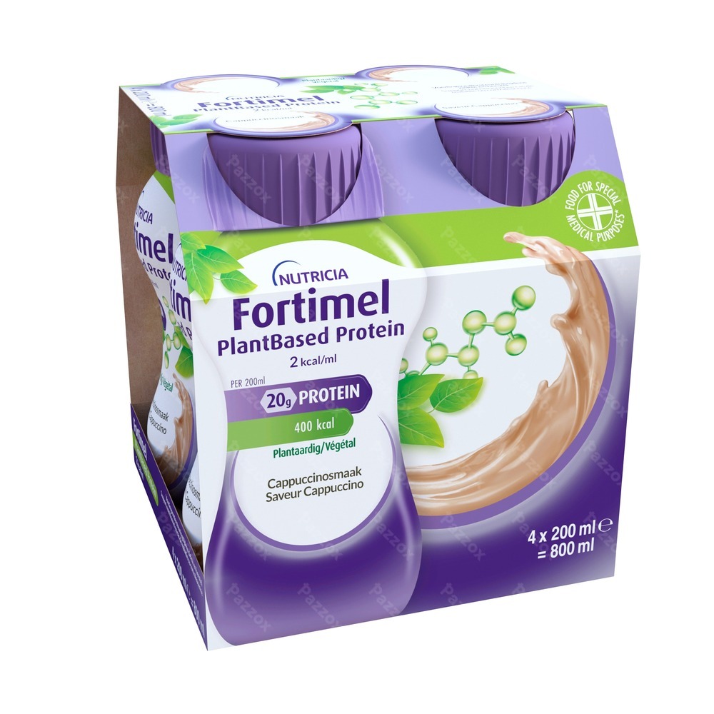 Fortimel Plantbased Protein Saveur Cappuccino 4x200ml