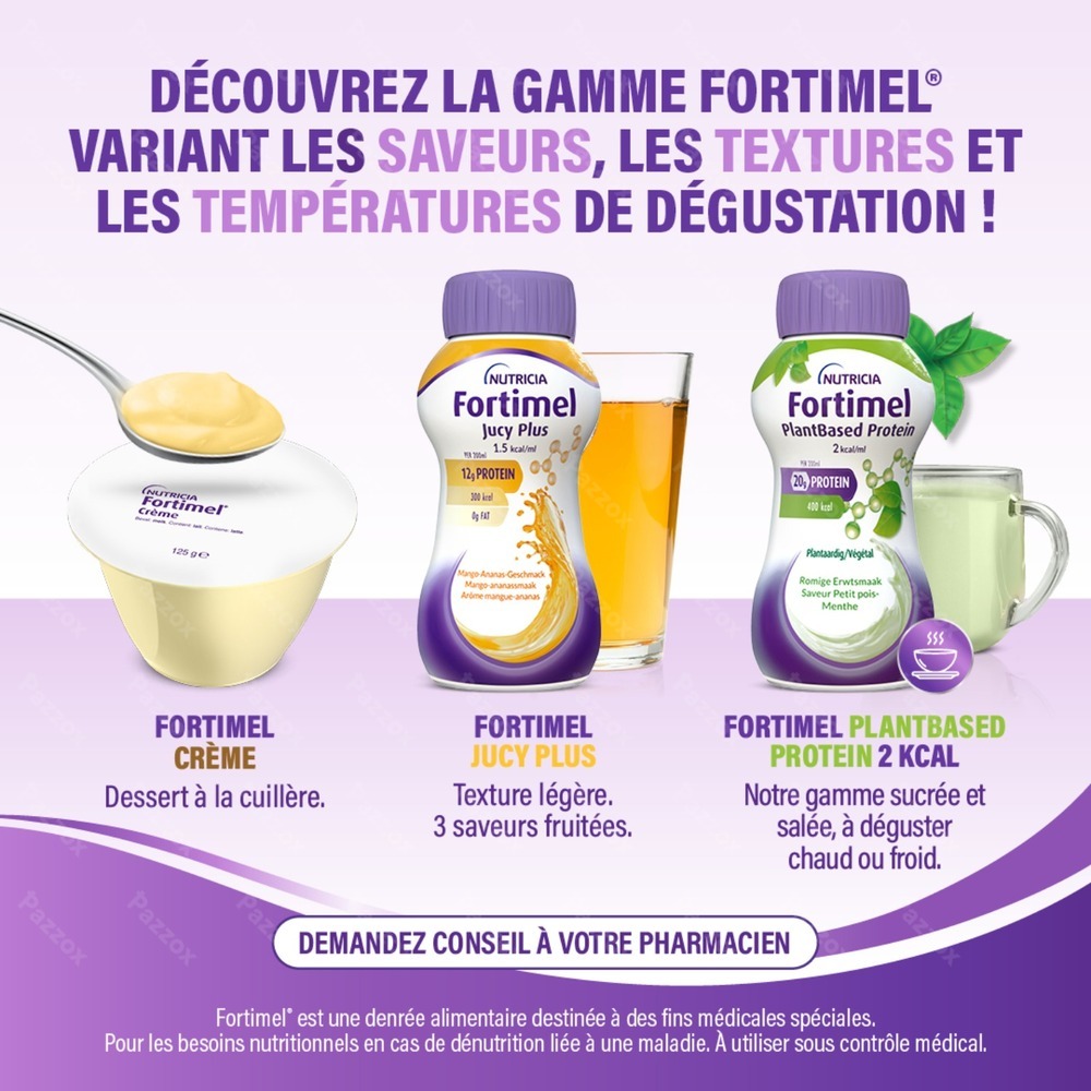 Fortimel Plantbased Protein Saveur Cappuccino 4x200ml