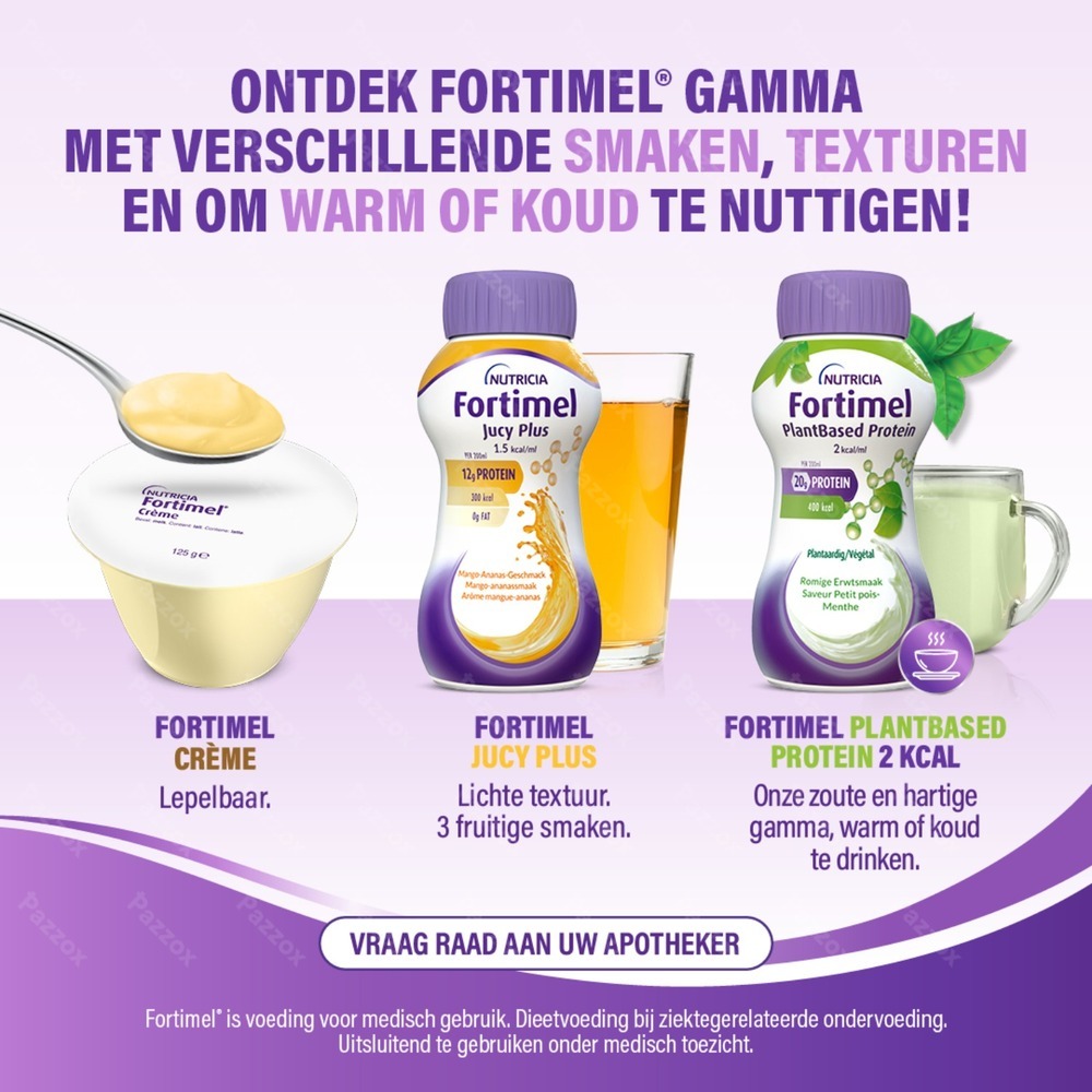 Fortimel Plantbased Protein 2Kcal Capuccinosmaak 4x200ml