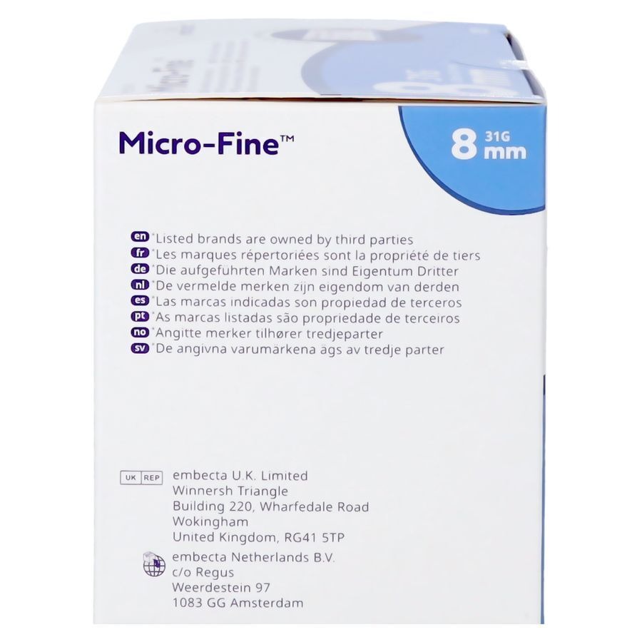 Microfine Aiguille Stylo 8mm 31g 100