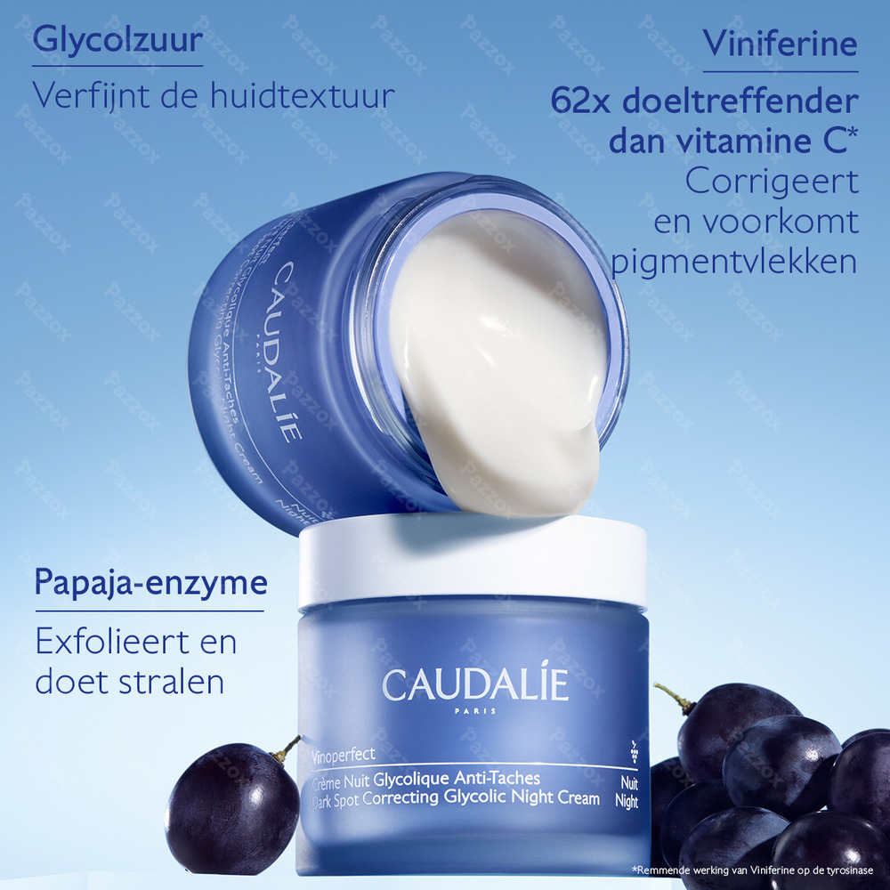 Caudalie Vinoperfect Nachtcrème navulling 50ml