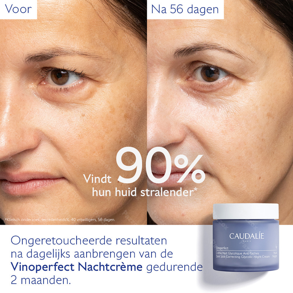 Caudalie Vinoperfect Nachtcrème navulling 50ml
