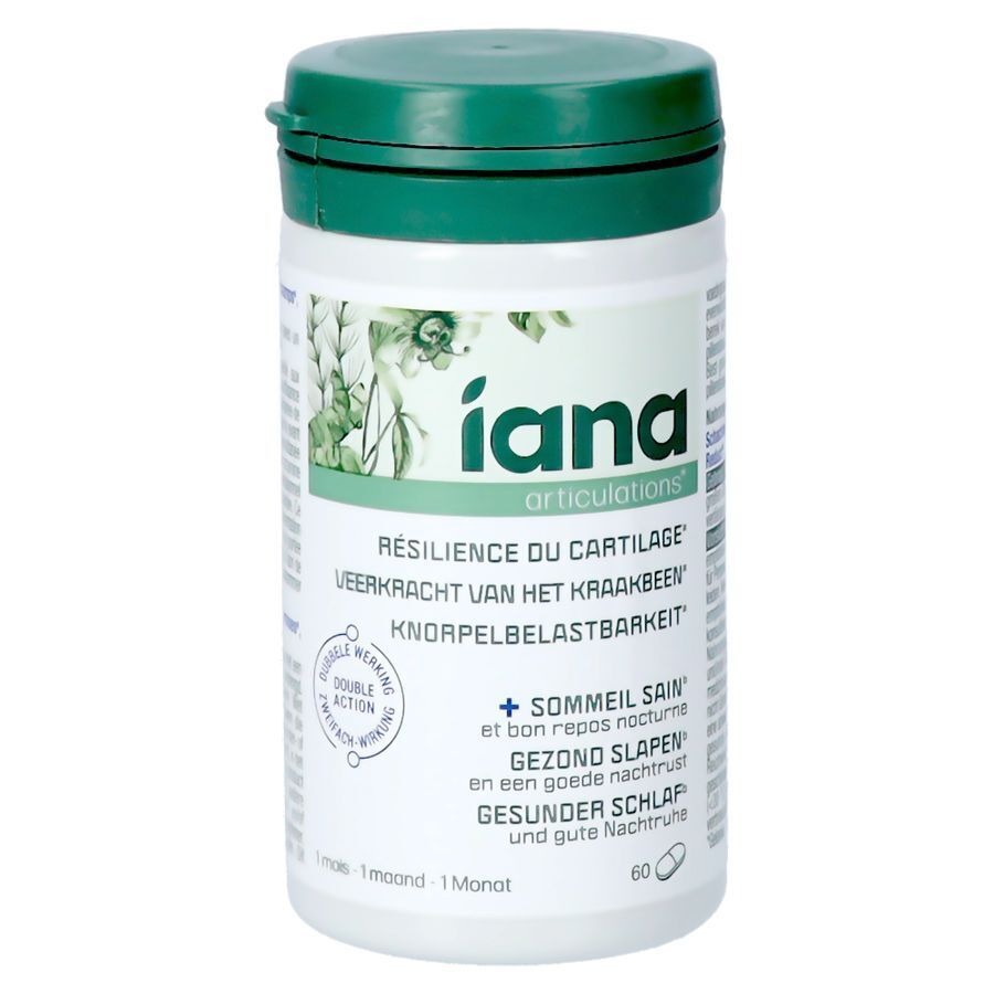Iana Veerkrachtig Kraakbeen & Gezonde Slaap 60 Tabletten