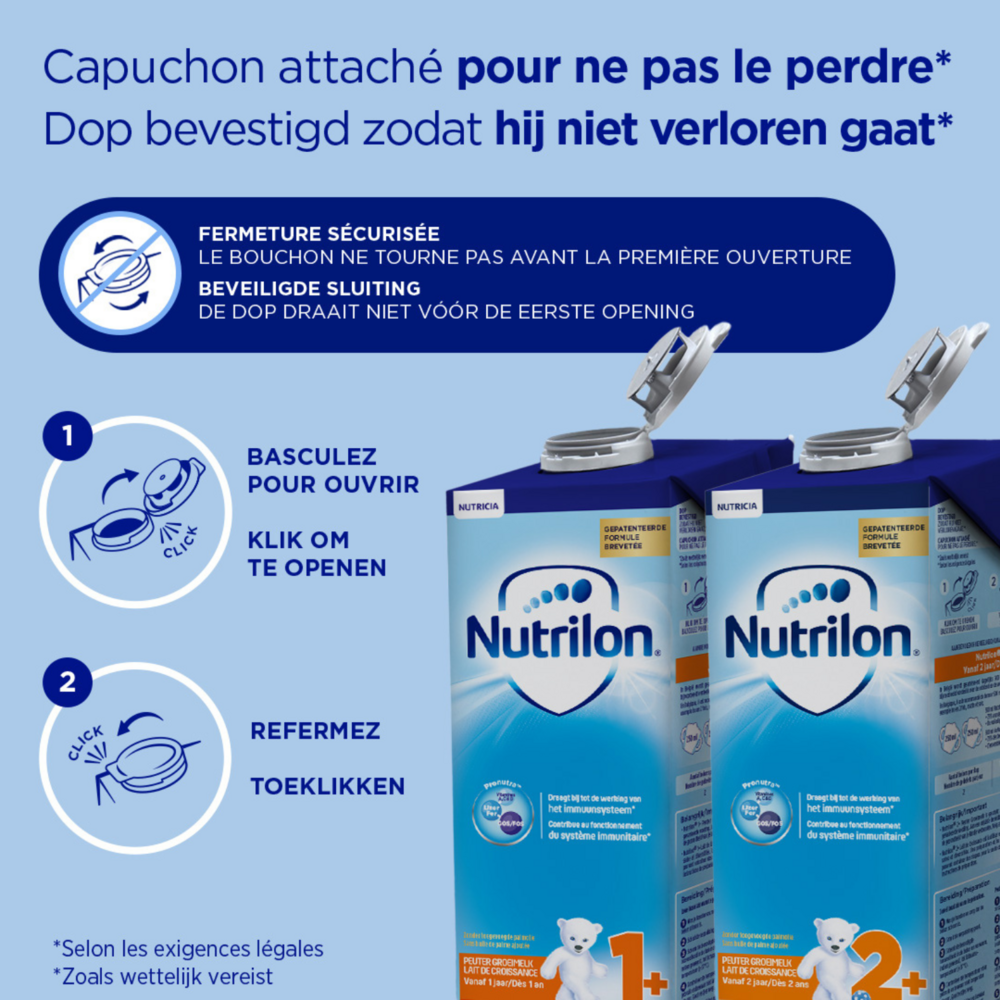 Nutrilon 1+ Lait Croissance 1l