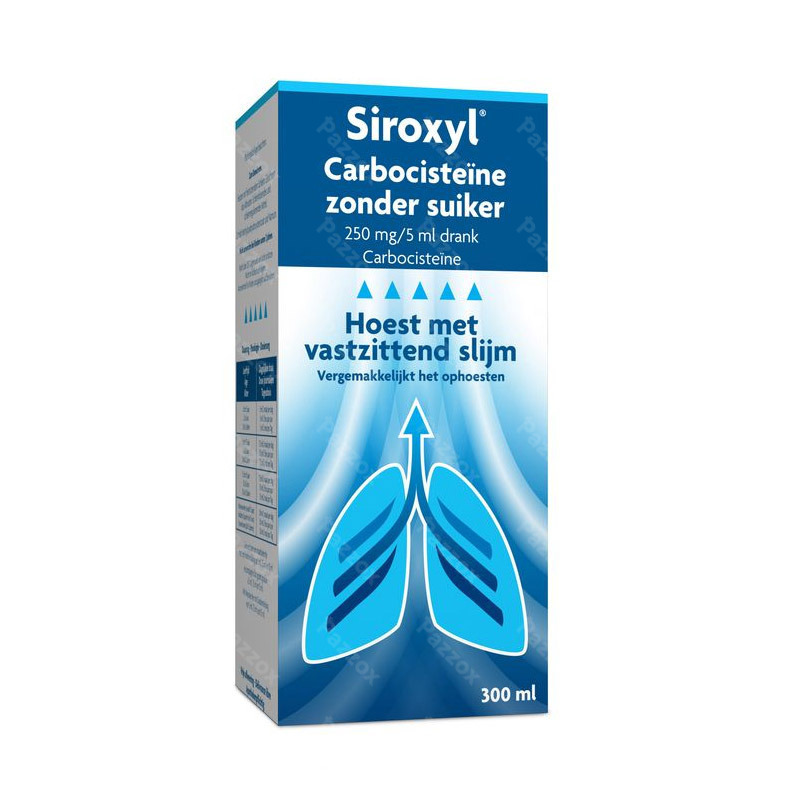 Siroxyl Carbocisteine Sans Sucre 250mg/5ml 300ml