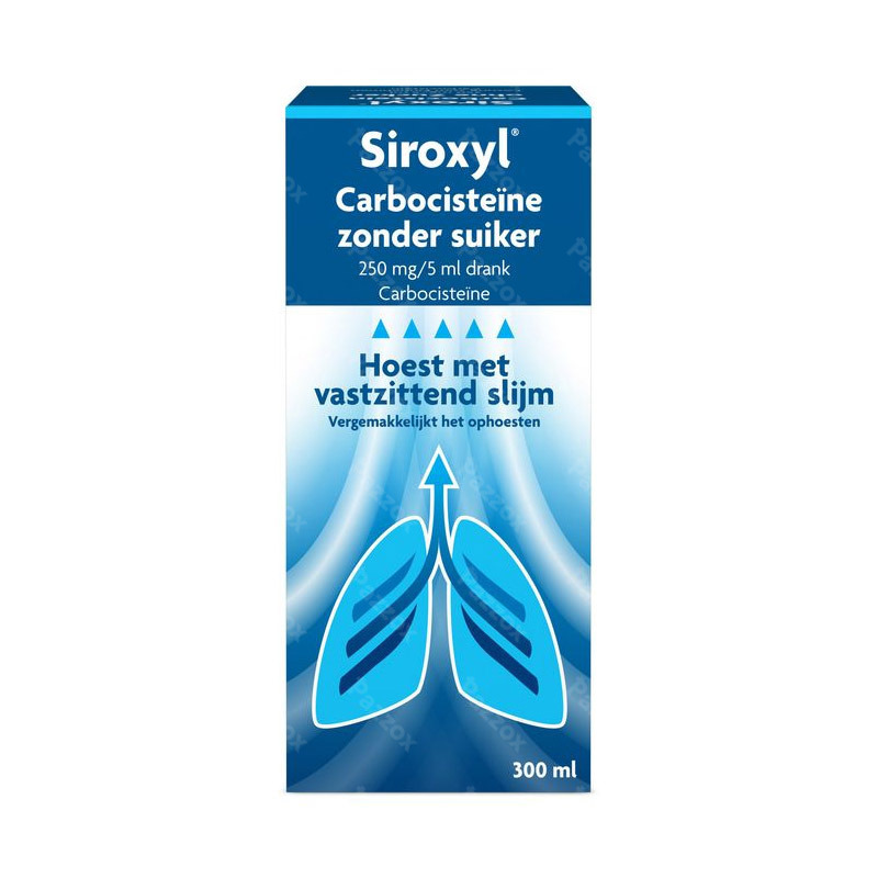 Siroxyl Carbocisteine Sans Sucre 250mg/5ml 300ml