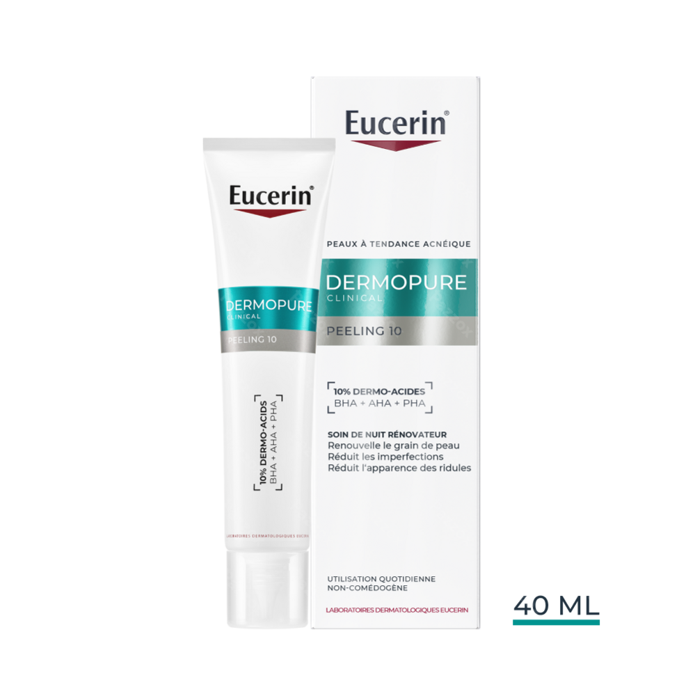 Eucerin Dermopure Clinical Peeling 10 Soin Nuit 40ml