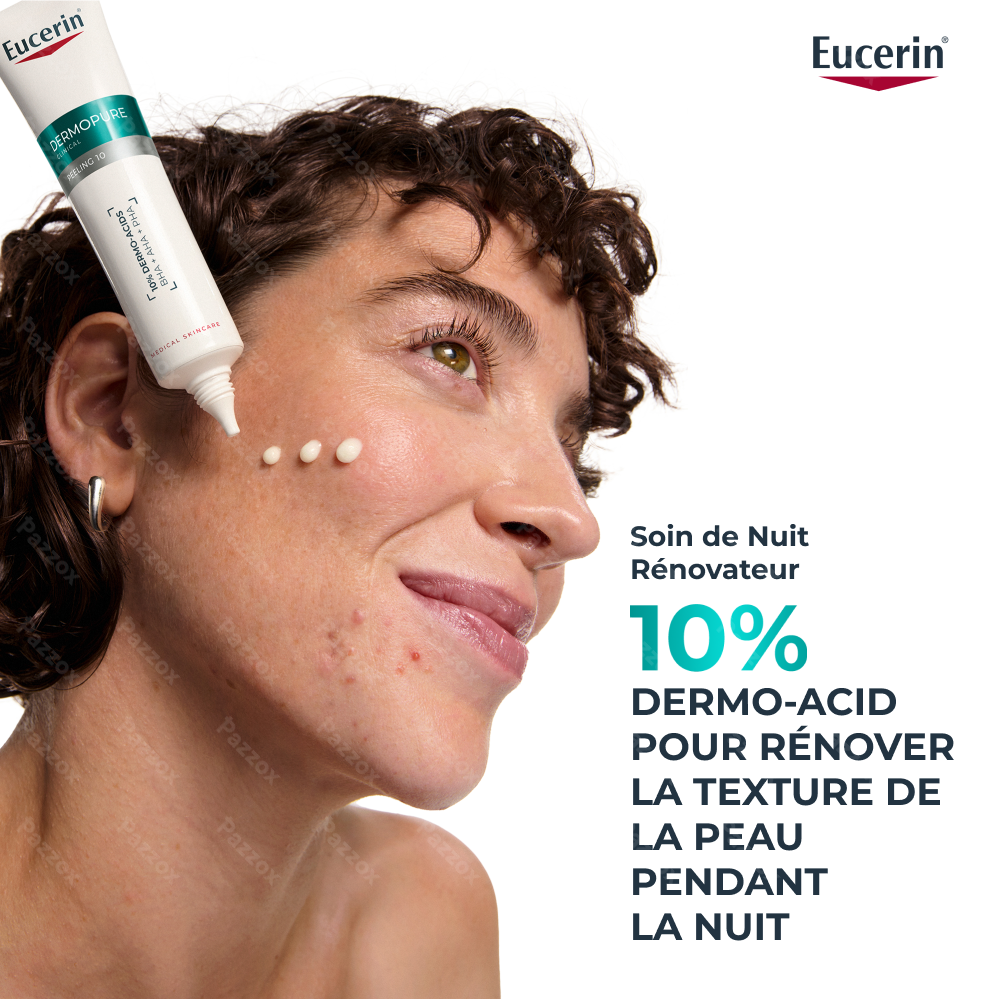Eucerin Dermopure Clinical Peeling 10 Soin Nuit 40ml