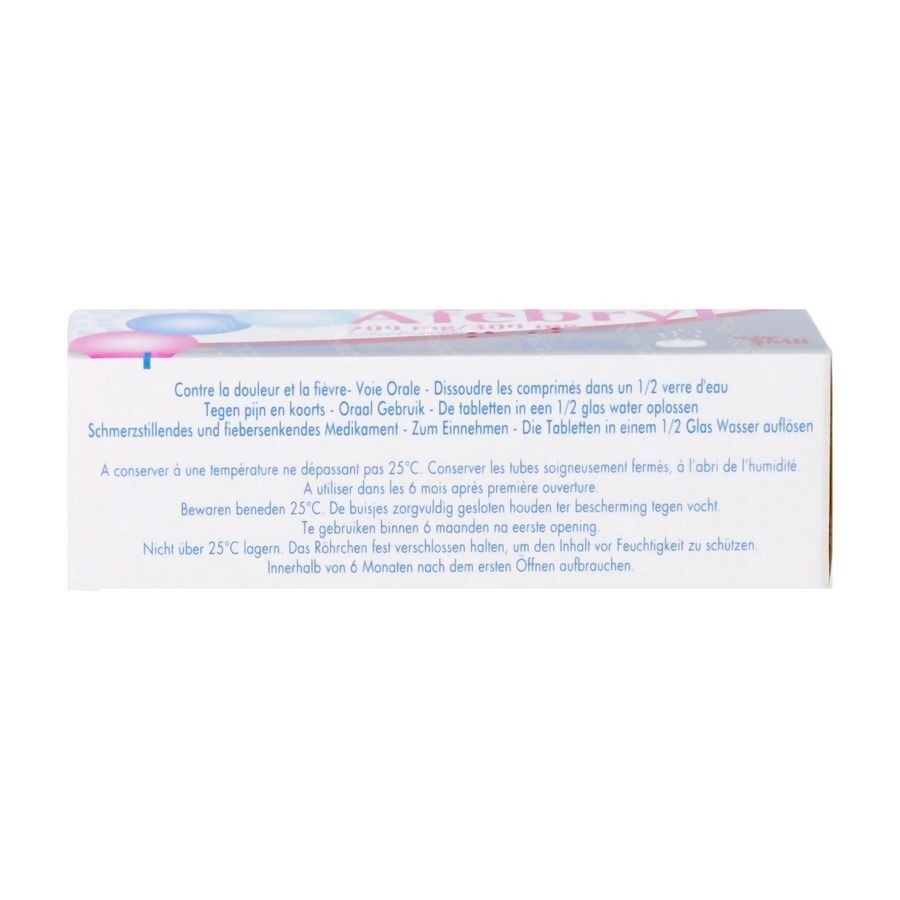 Afebryl 200mg/300mg 16 Comprimés Effervescents