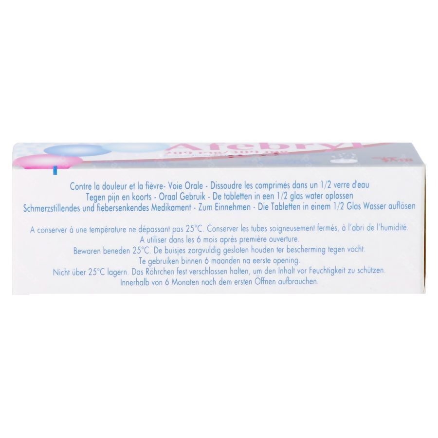 Afebryl 200mg/300mg 16 Comprimés Effervescents