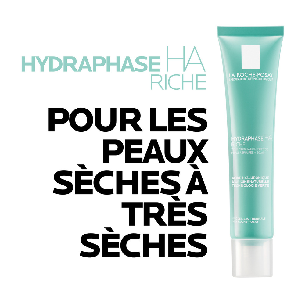 La Roche-Posay Hydraphase HA Crème Intense Riche Peaux Sèche à Très Sèche 40ml