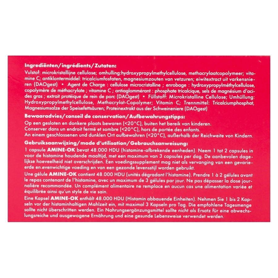 Revogan Amine-Ok Dégration de l'Histamine 40 Capsules