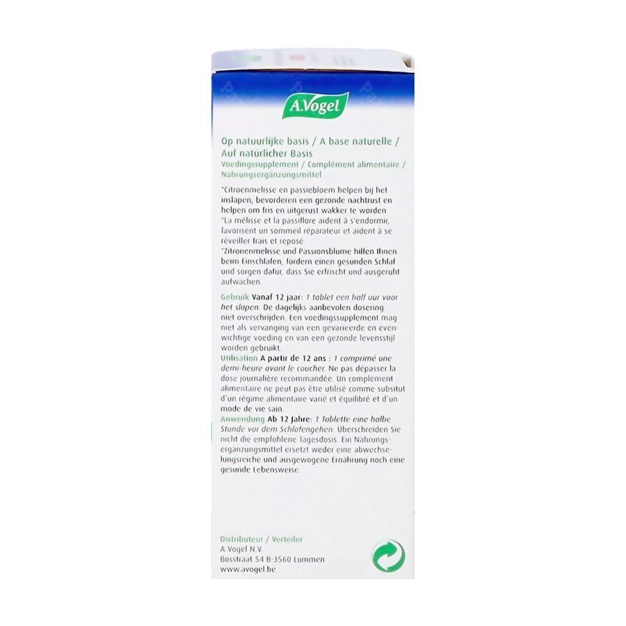 A.Vogel Dormeasan Sommeil Qualite Forte 30 Comprimés