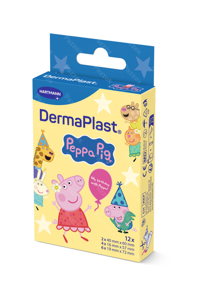 Dermaplast Pleisters Peppa Pig 12