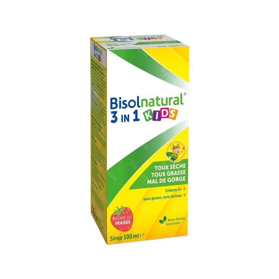 Bisolnatural Kids Sirop Goût Fraise 100ml