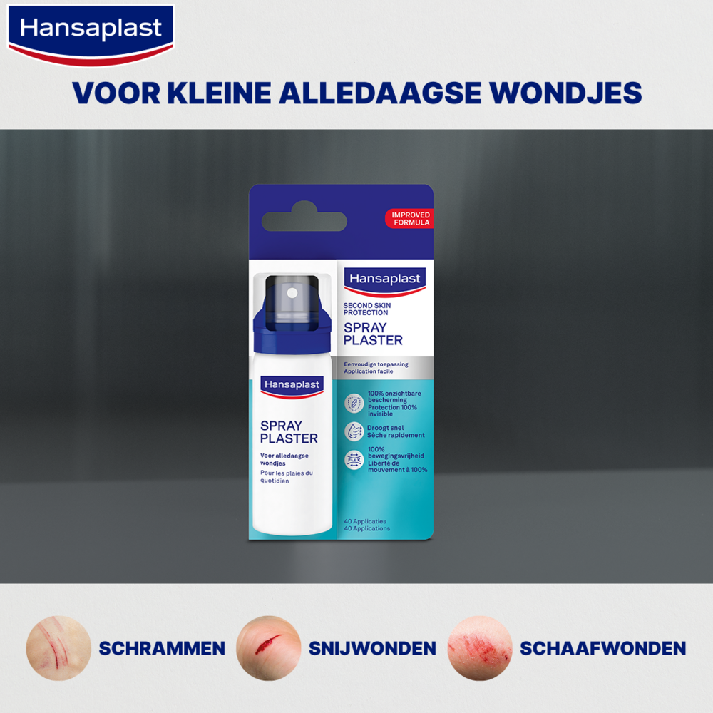 Hansaplast Second Skin Protection Pleisterspray 32,5ml