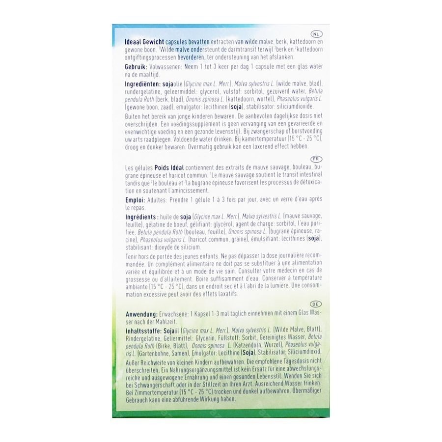 Bional Poids Ideal 60 Capsules