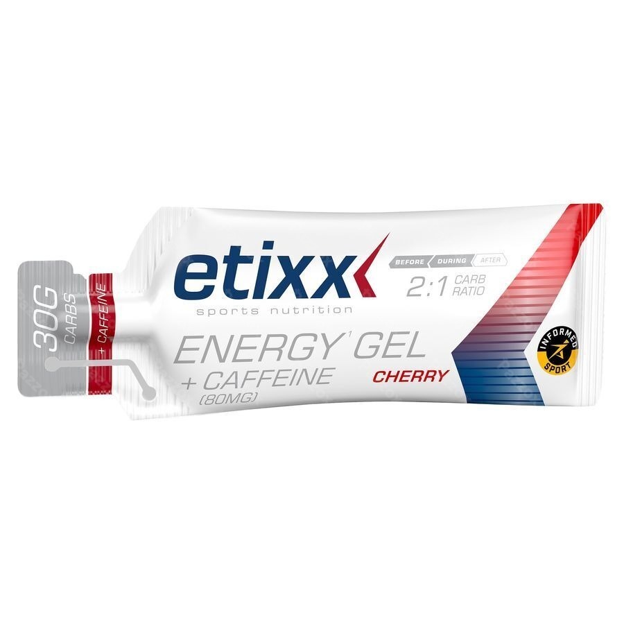 Etixx Energy Gel Caffeine Cherry 12x40ml