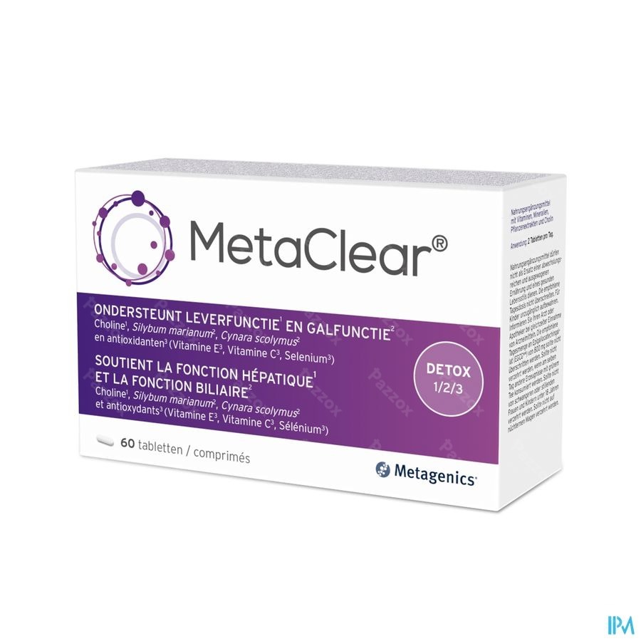 Metagenics MetaClear 60 Comprimés